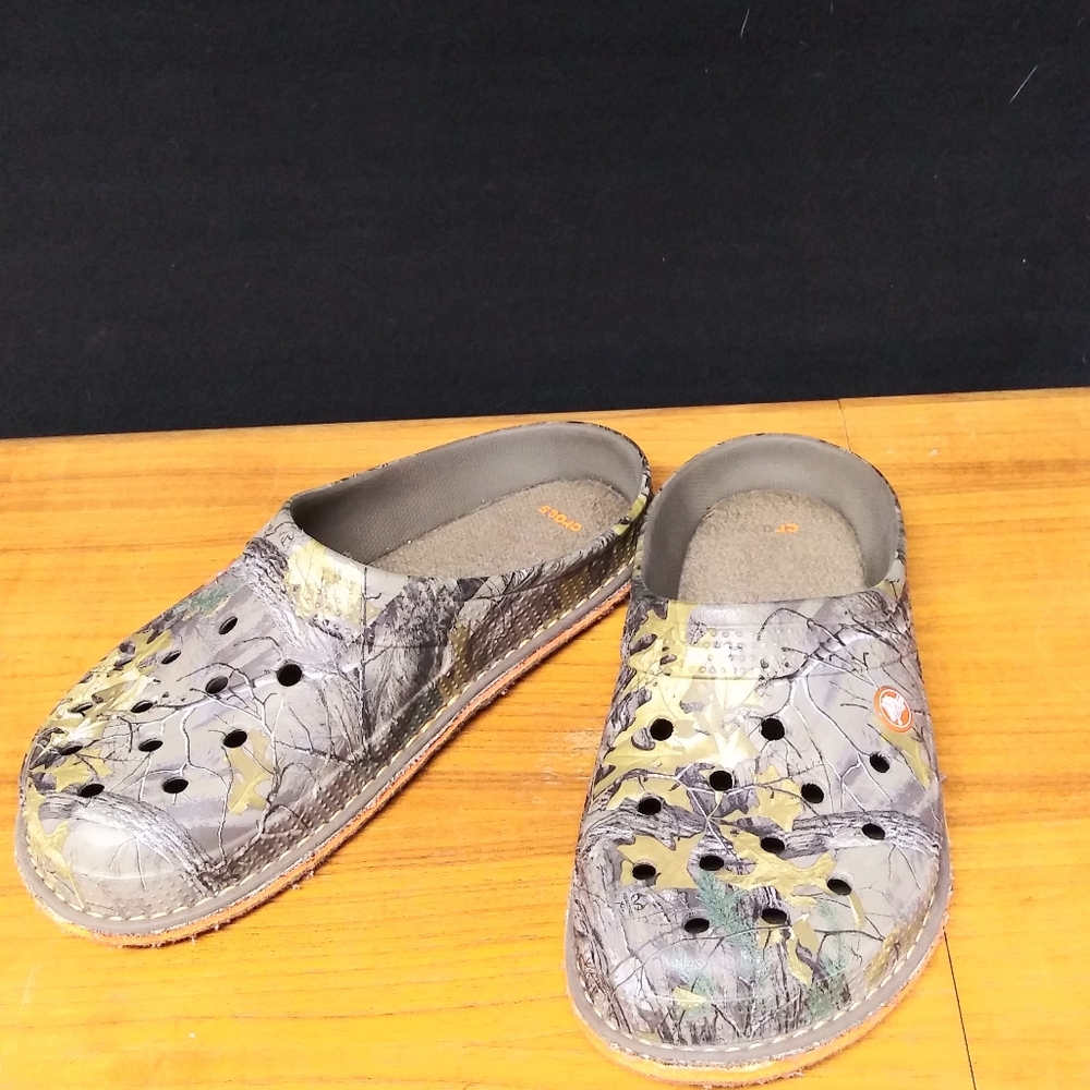 Men's Camouflage Wool Botton Crocs